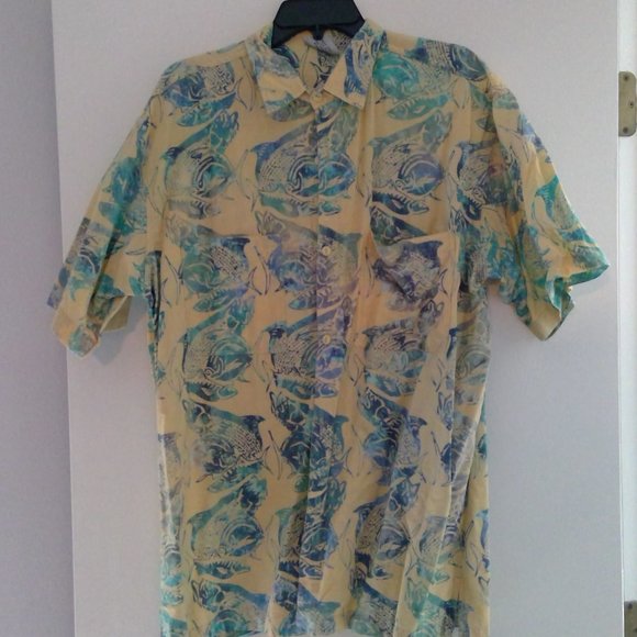 5-  Rum Reggae Hawaiian Shirt Men's SZ: L-  THATS RIGHT 5 SHIRTS!!! - Picture 2 of 6